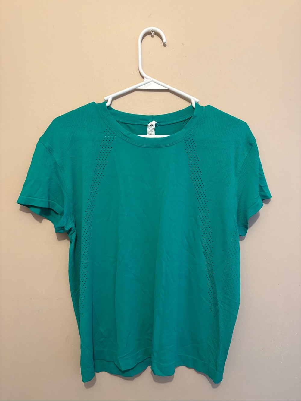 lululemon athletica Teal Short-Sleeve Performance Tee